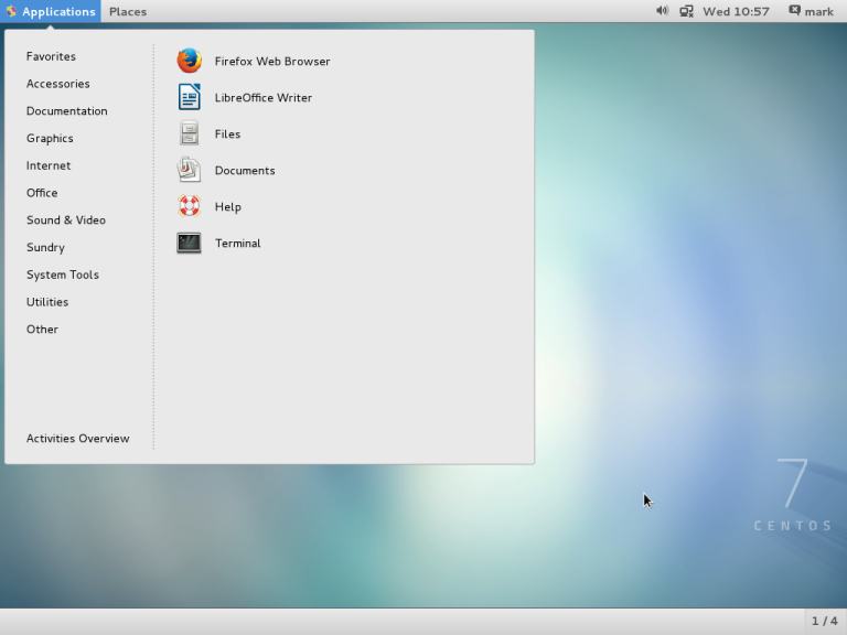 Настройка gnome 3 centos