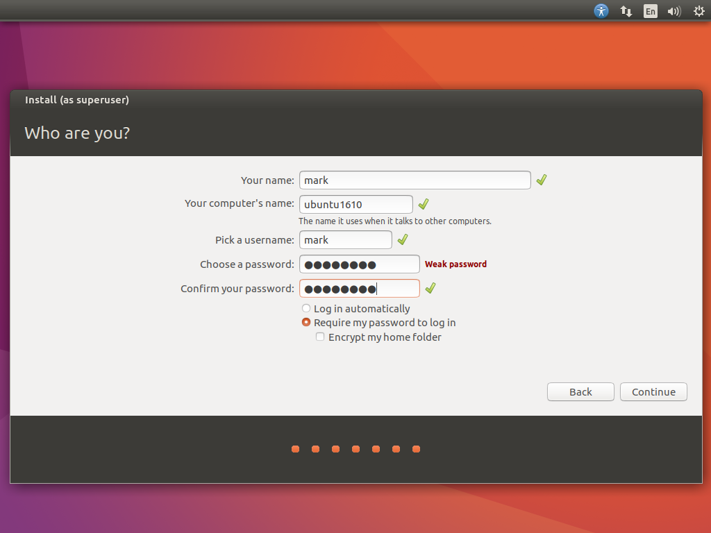 Ubuntu pick a username что это